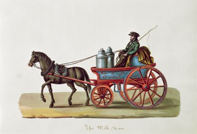 Der Milchmann, ca. 1840-44 von Nicolino Calyo